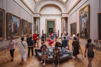 Louvre Museum hallway
